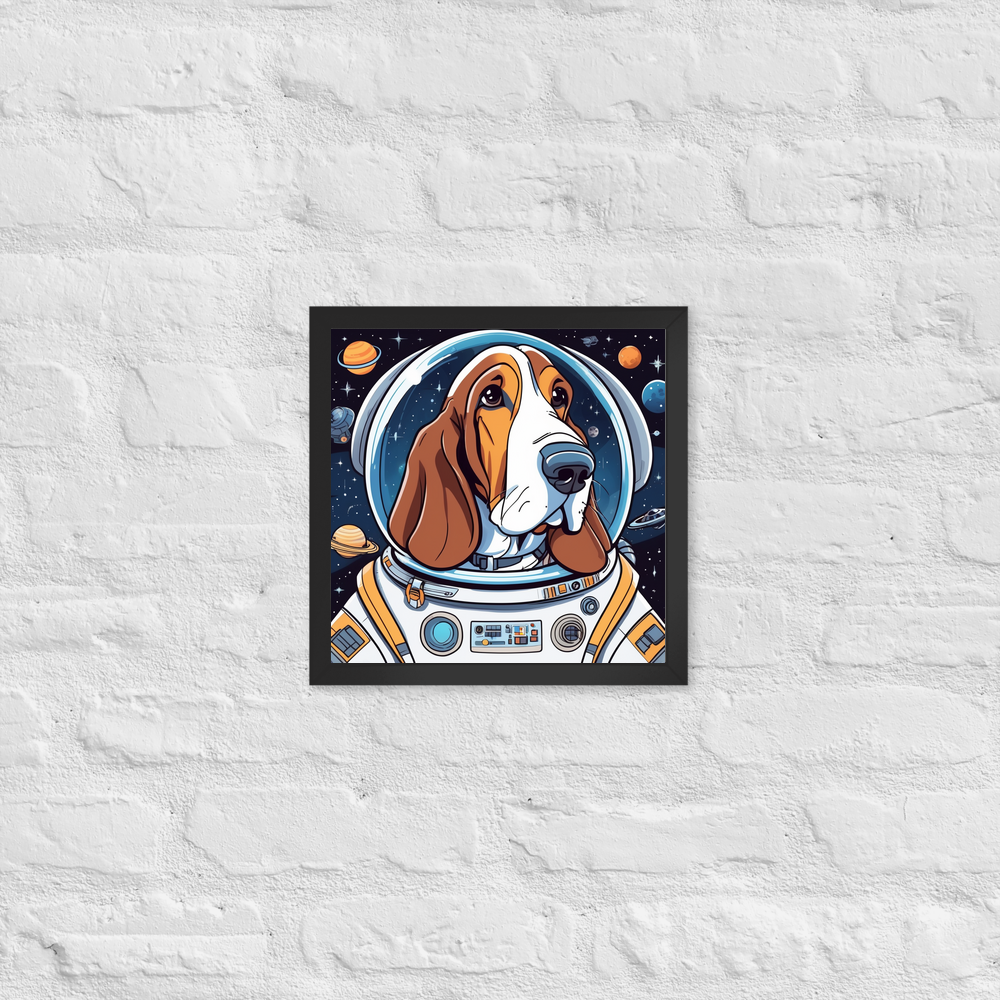 PugMug Custom Basset Hound Framed Print