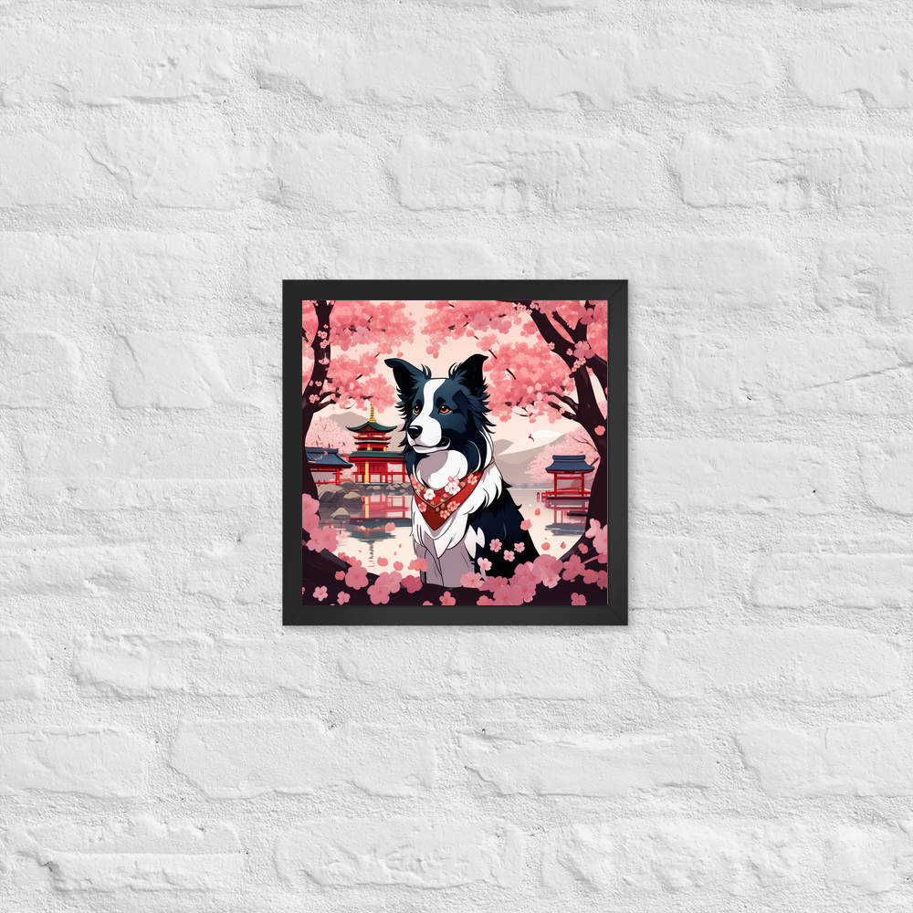 PugMug Custom Border Collie Framed Print