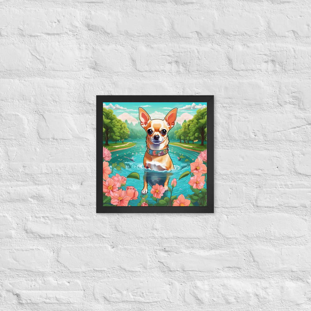 PugMug Custom Pet Framed Print