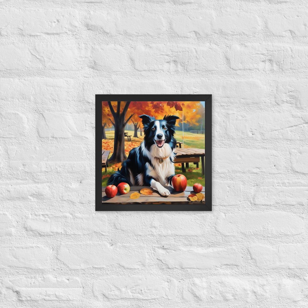 PugMug Custom Border Collie Framed Print