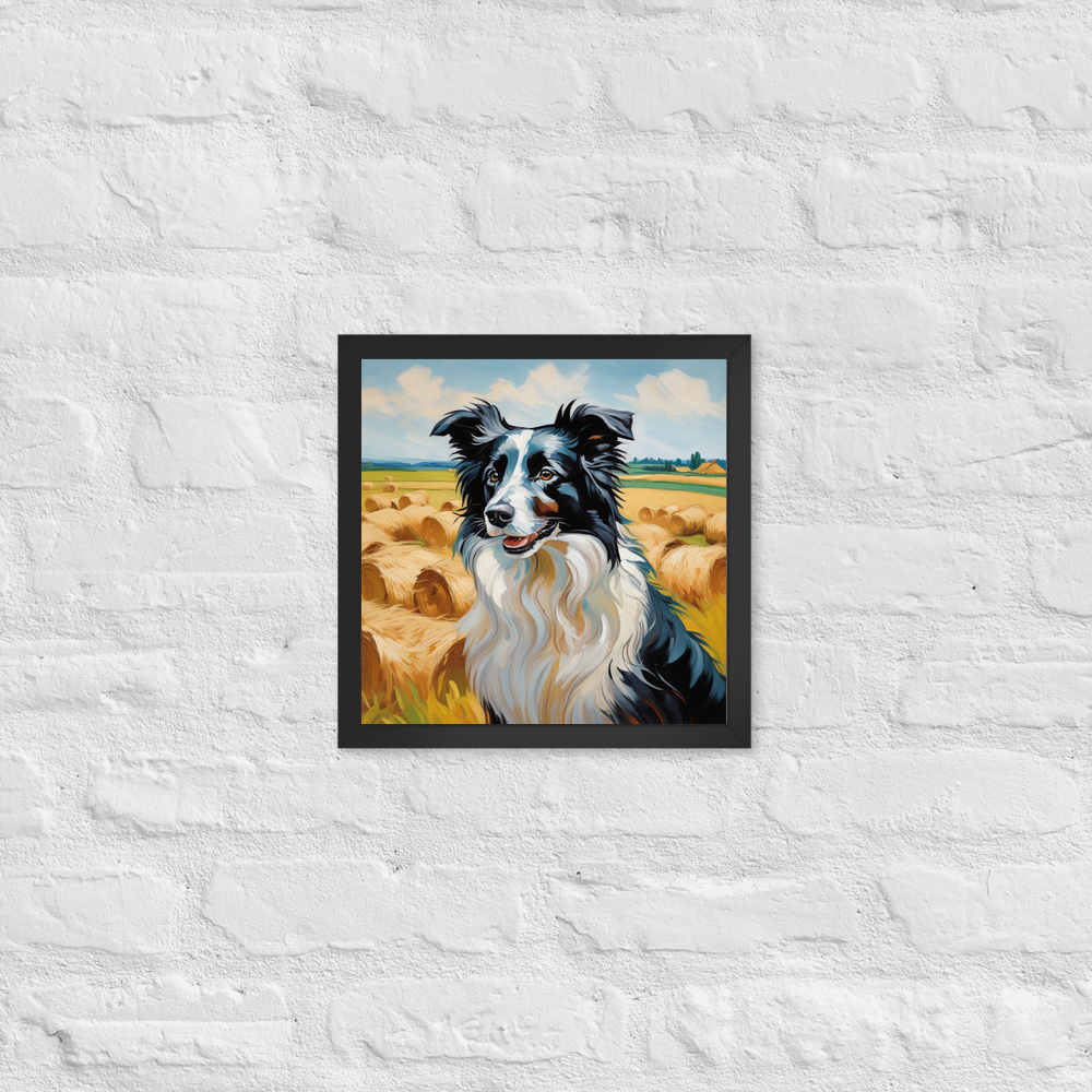 PugMug Custom Border Collie Framed Print