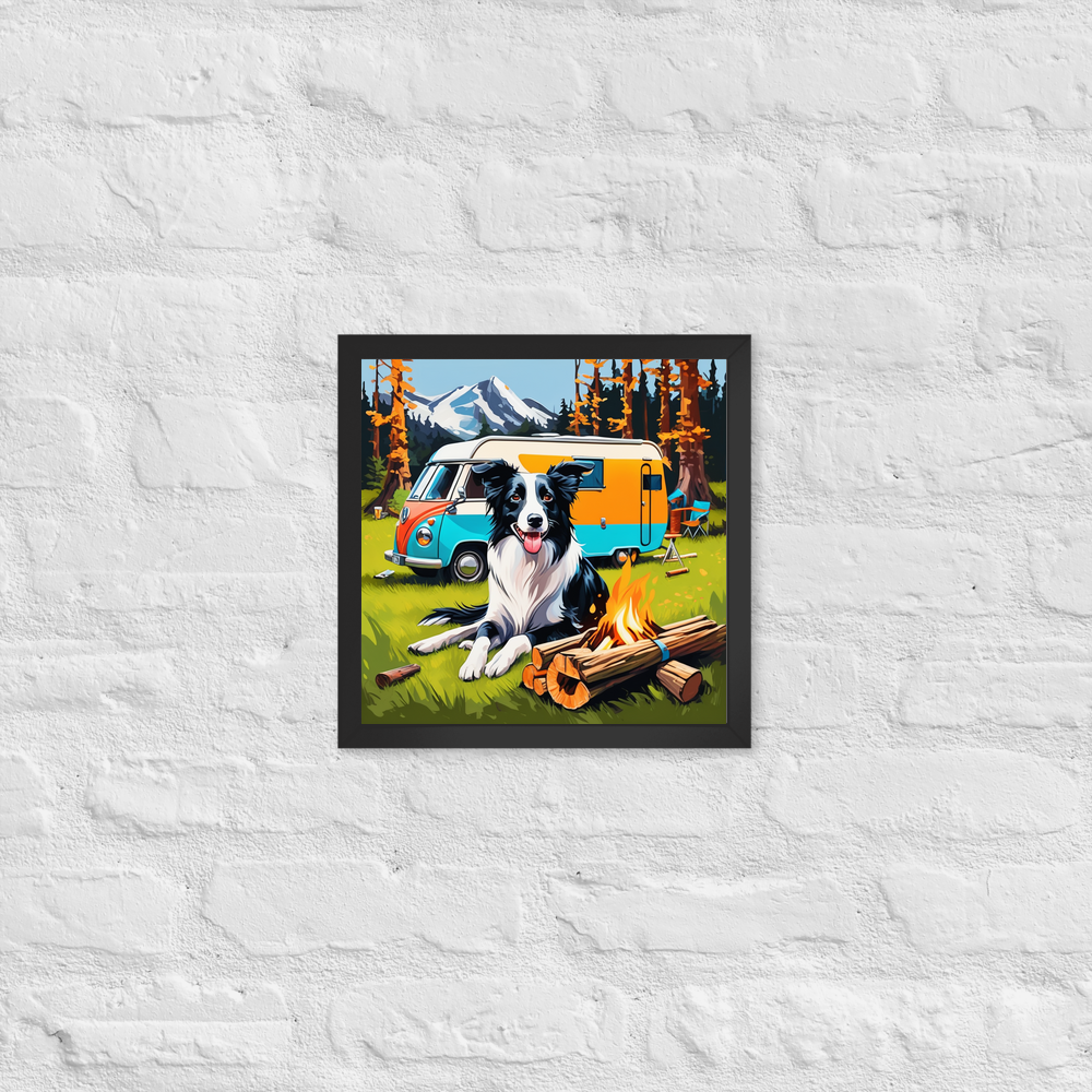 PugMug Custom Border Collie Framed Print