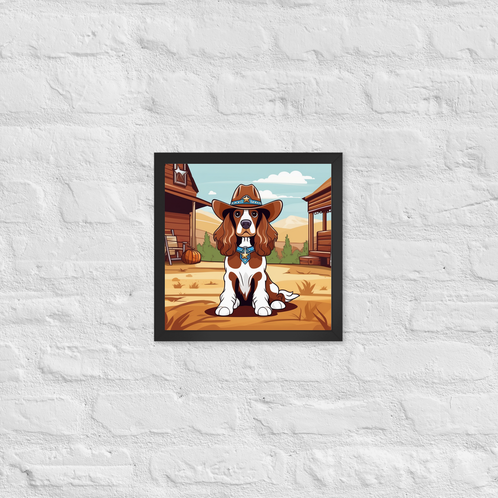 PugMug Custom Cocker Spaniel Framed Print