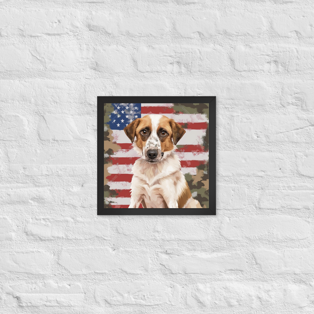 PugMug Custom Hazim Framed Print