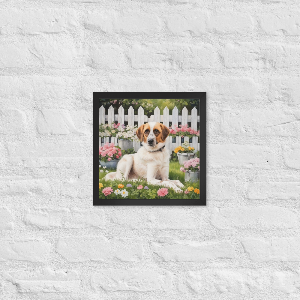 PugMug Custom Hazim Framed Print