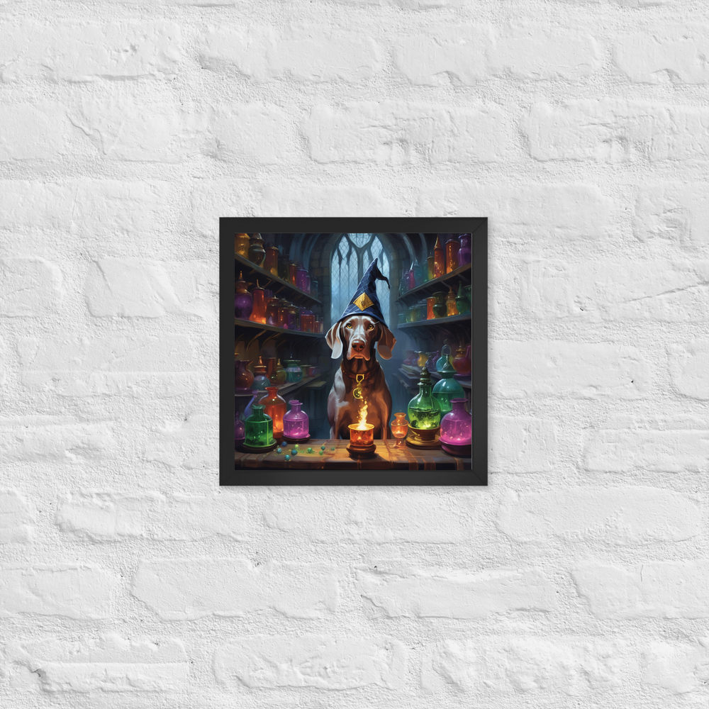 PugMug Custom Weimaraner Framed Print