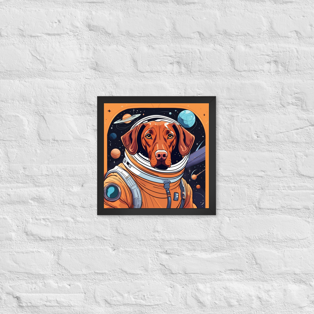 PugMug Custom Vizsla Framed Print