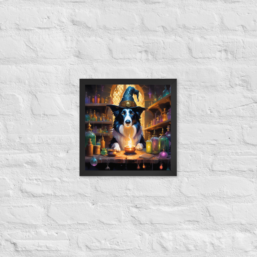 PugMug Custom Border Collie Framed Print