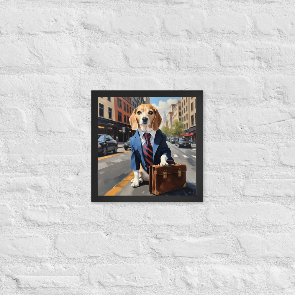 PugMug Custom Munchkin Framed Print