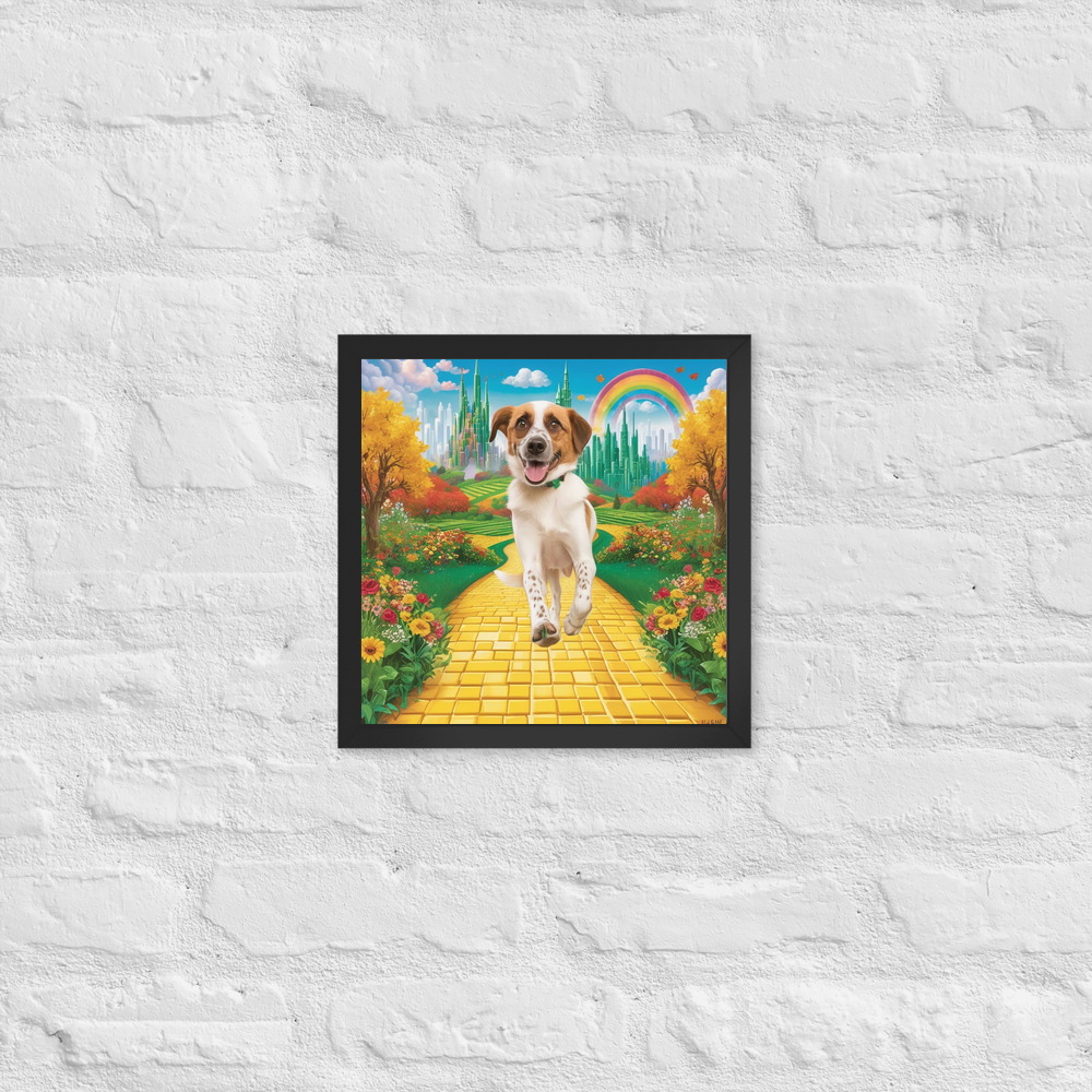 PugMug Custom Hazim Framed Print