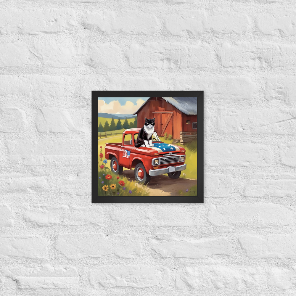 PugMug Custom Peerie Framed Print
