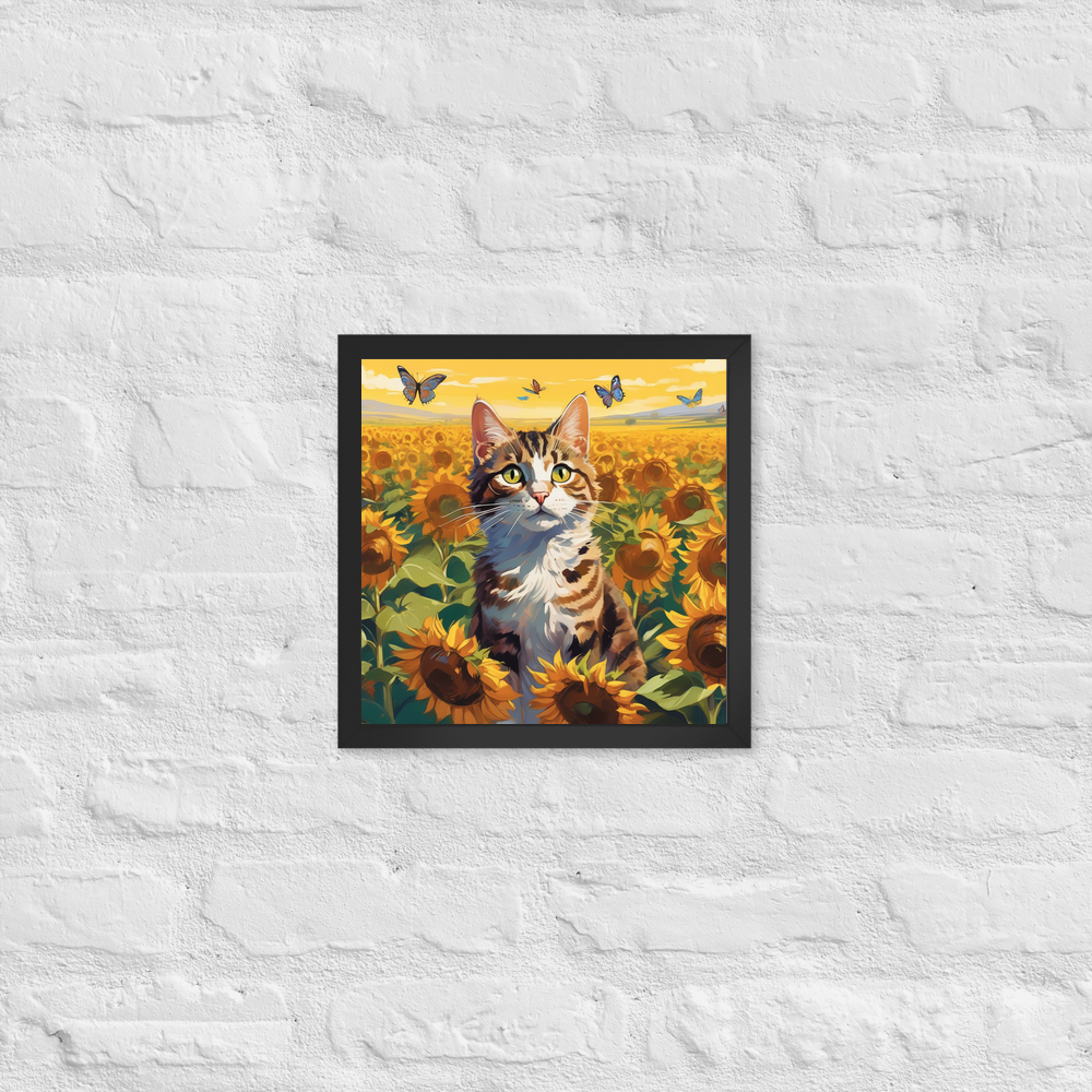 PugMug Custom Tabby Companion Cat Framed Print