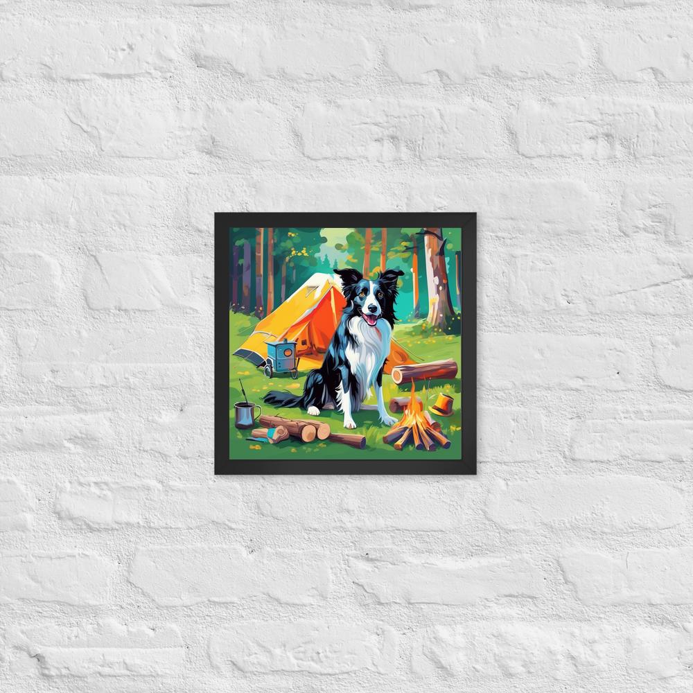 PugMug Custom Border Collie Framed Print