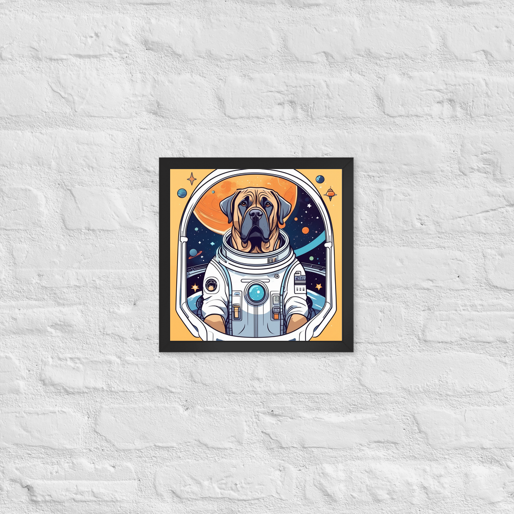 PugMug Custom Mastiff Framed Print