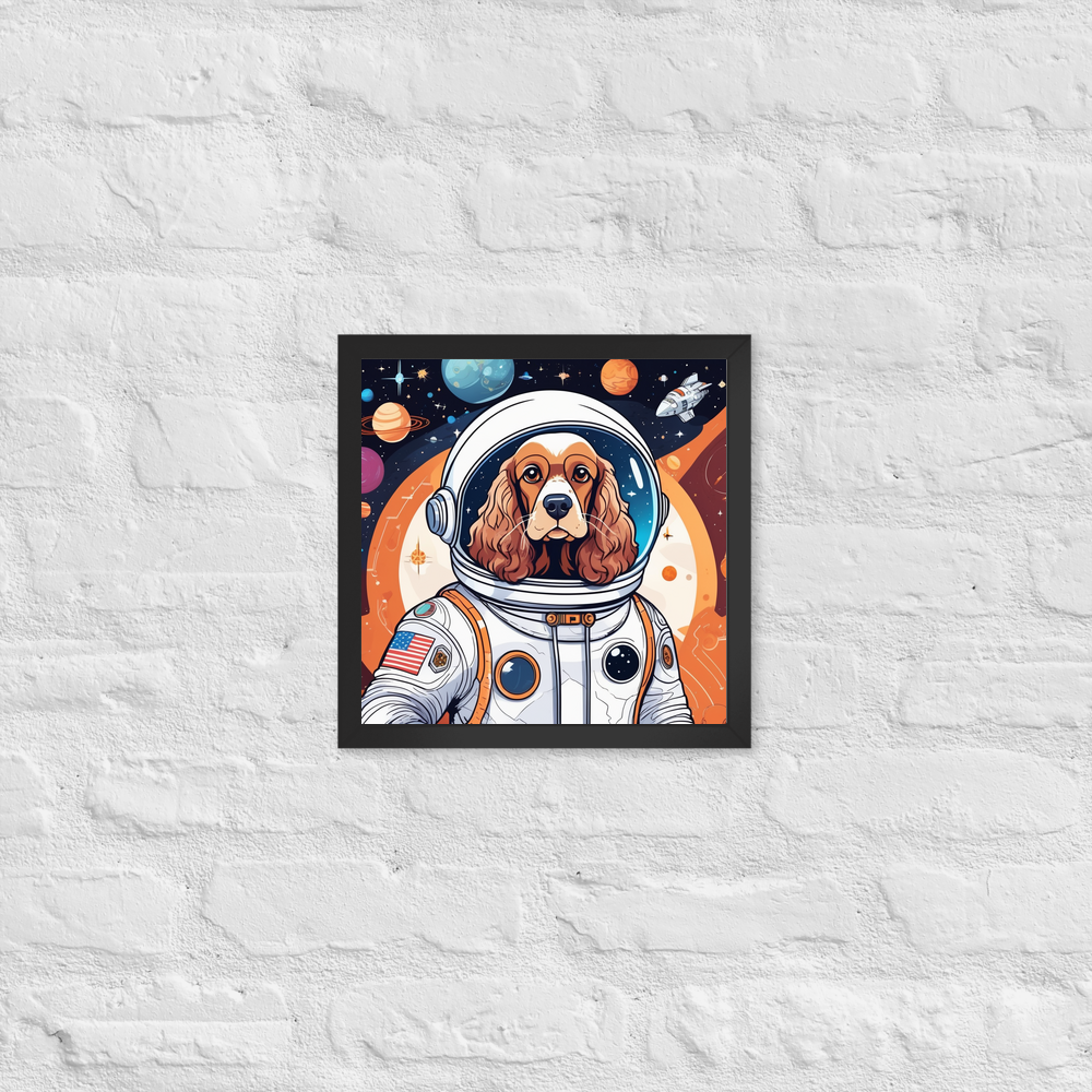 PugMug Custom Cocker Spaniel Framed Print