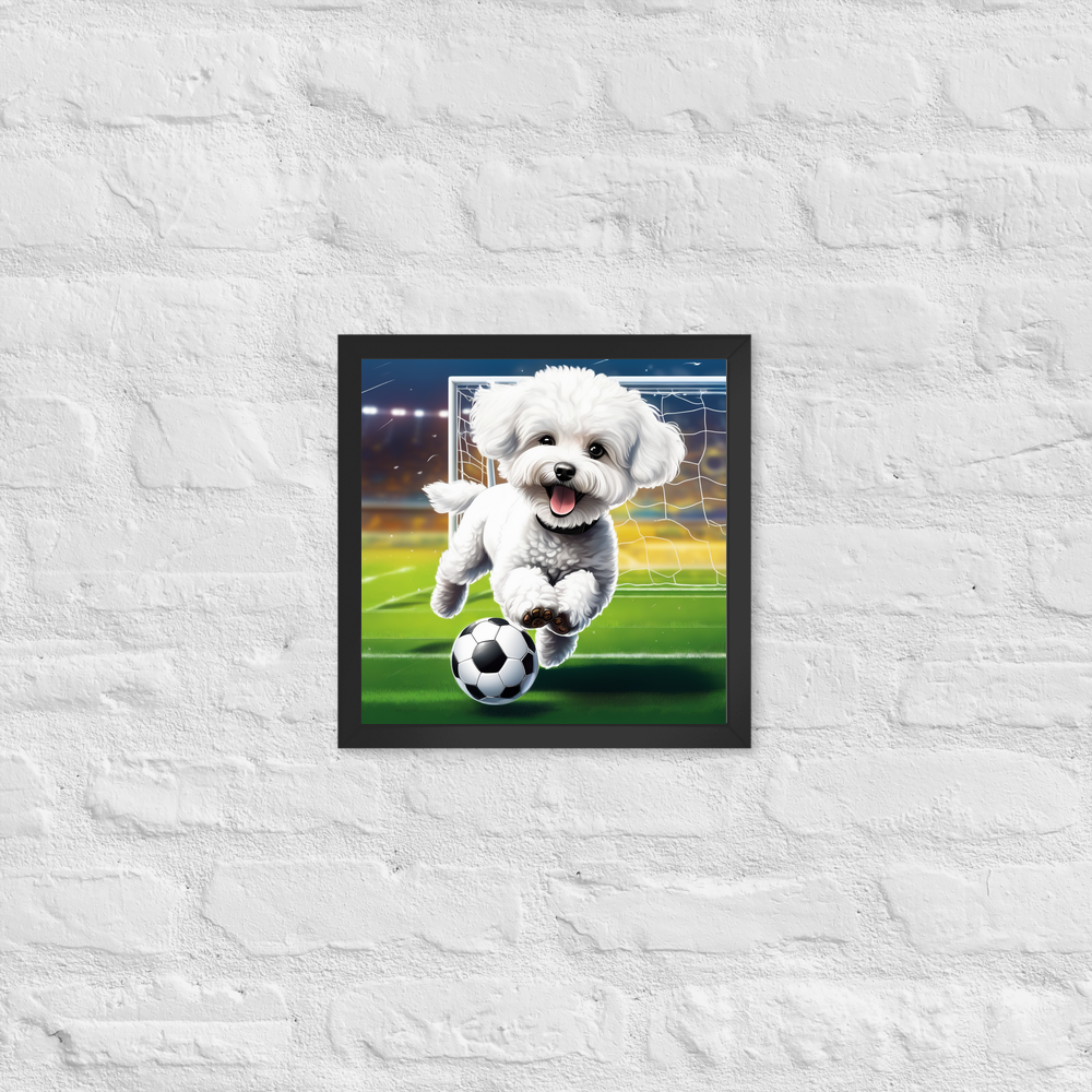 PugMug Custom Bichons Frise Framed Print