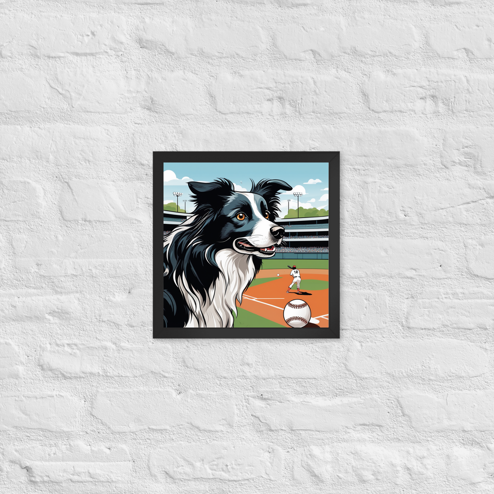 PugMug Custom Border Collie Framed Print