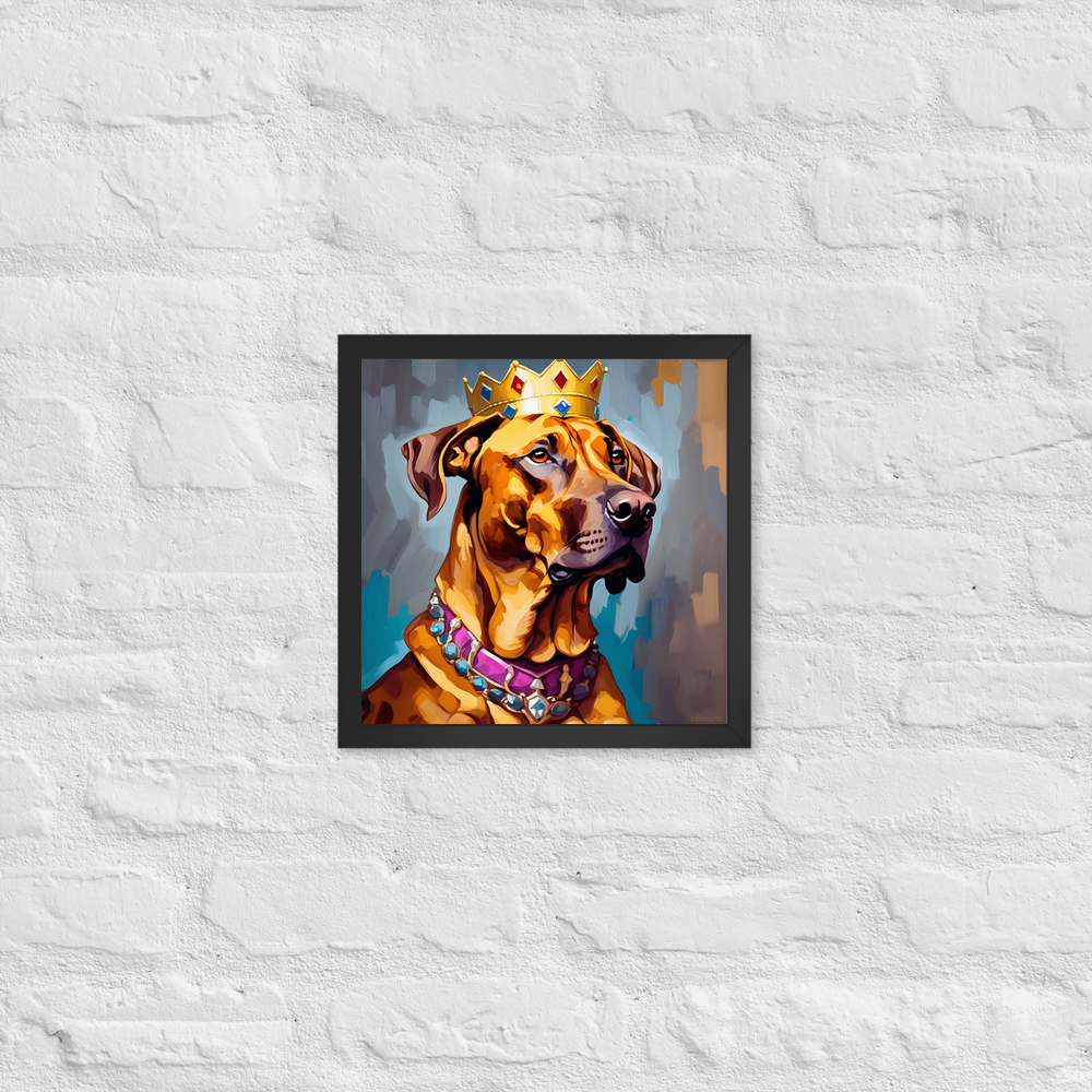 PugMug Custom Rhodesian Ridgeback Framed Print