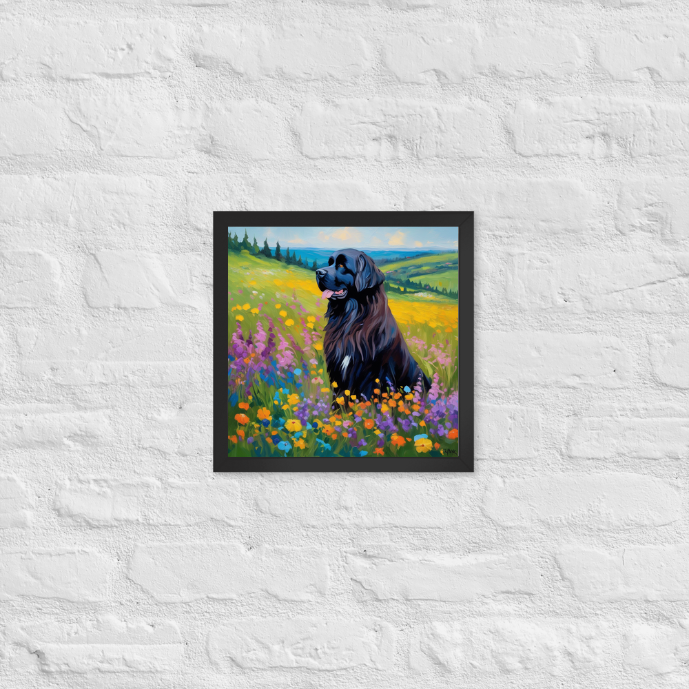 PugMug Custom Newfoundland Framed Print