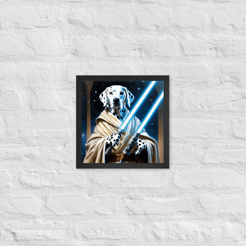 PugMug Custom Dalmatian Framed Print