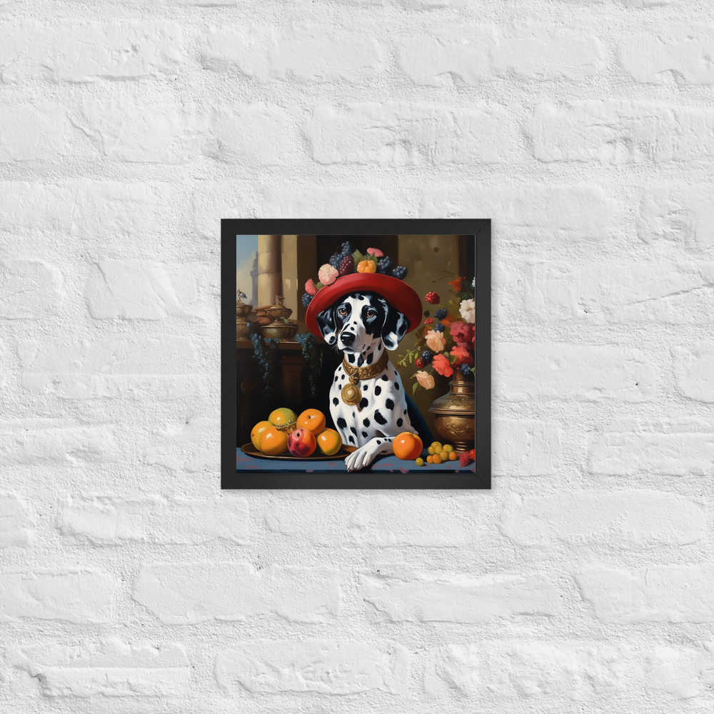 PugMug Custom Dalmatian Framed Print