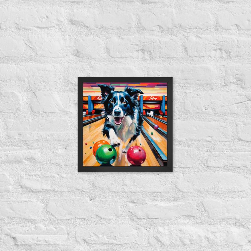 PugMug Custom Border Collie Framed Print