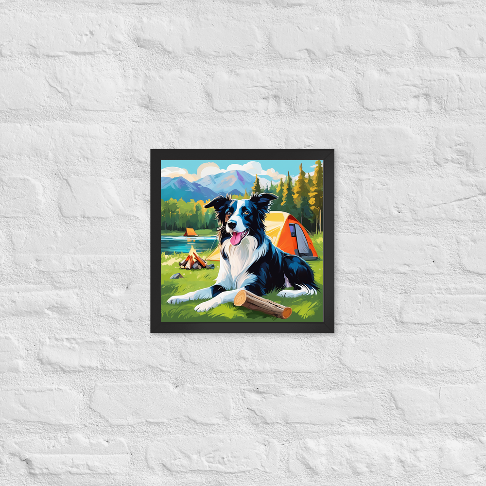 PugMug Custom Border Collie Framed Print