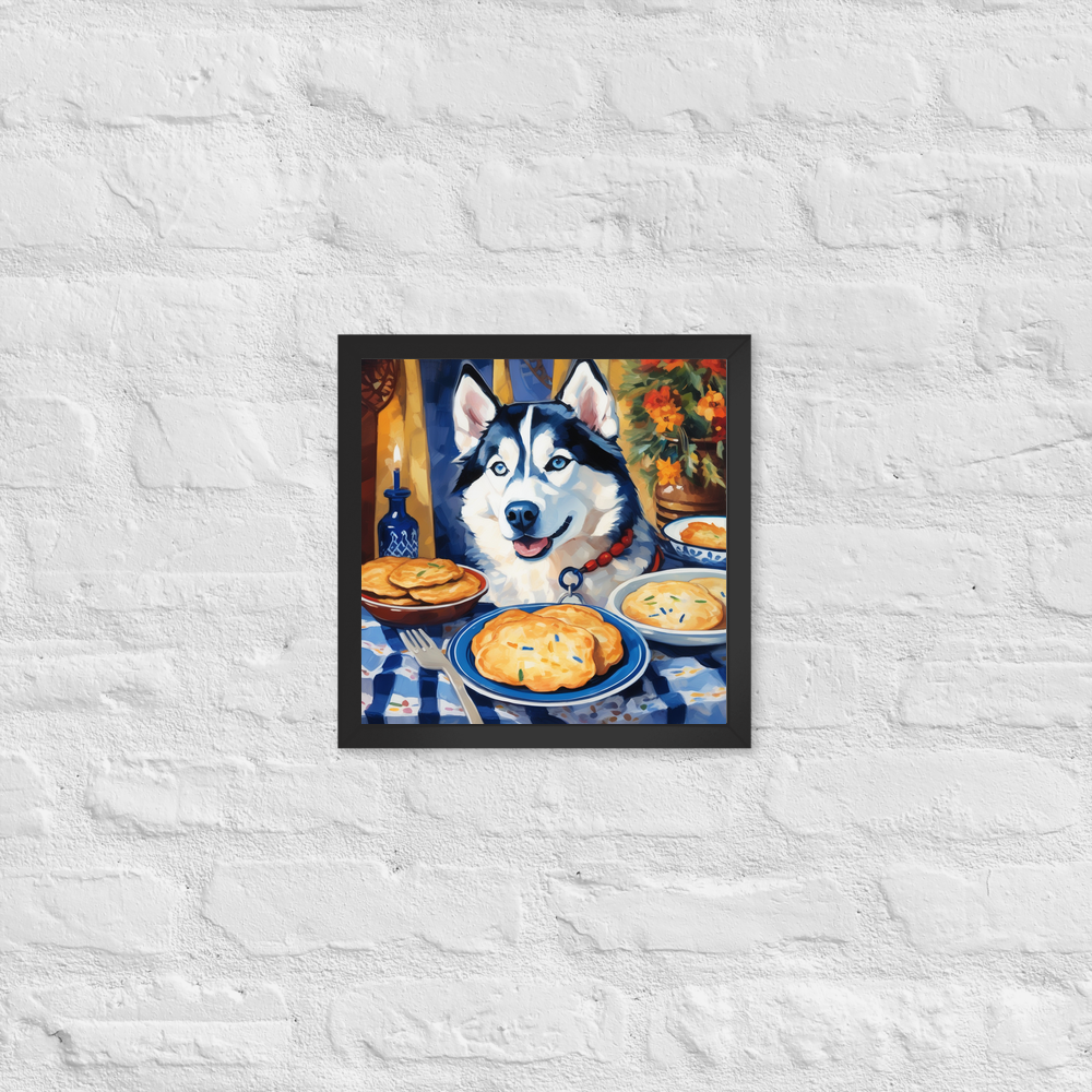 PugMug Custom Siberian Husky Framed Print