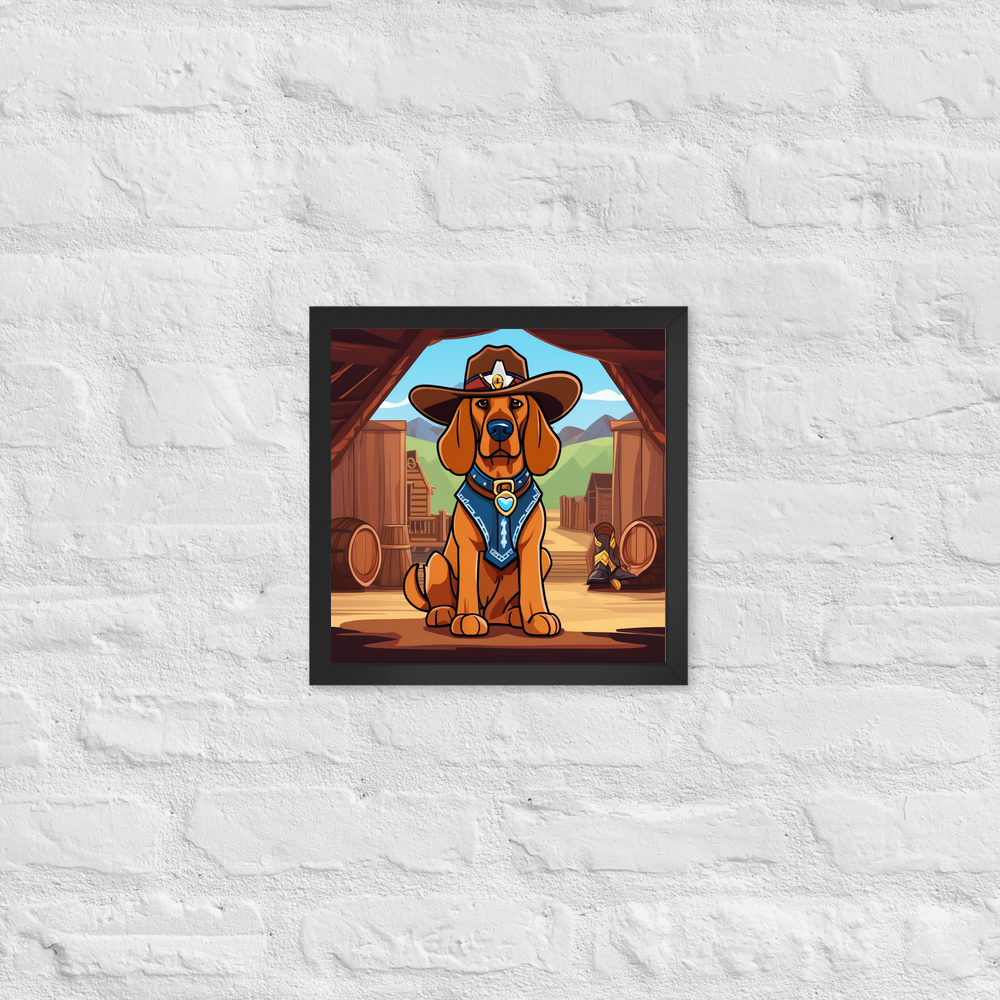 PugMug Custom Bloodhound Framed Print