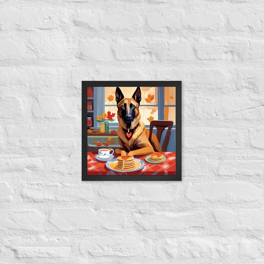PugMug Custom Belgian Malinois Framed Print