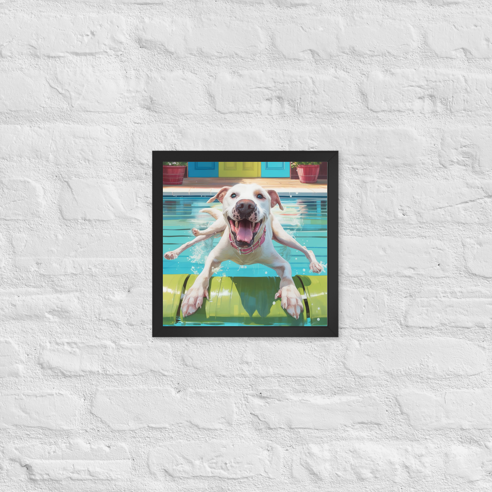 PugMug Custom Melody Framed Print