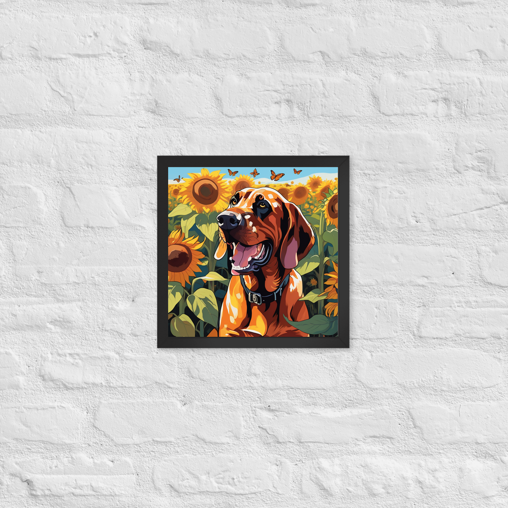 PugMug Custom Bloodhound Framed Print