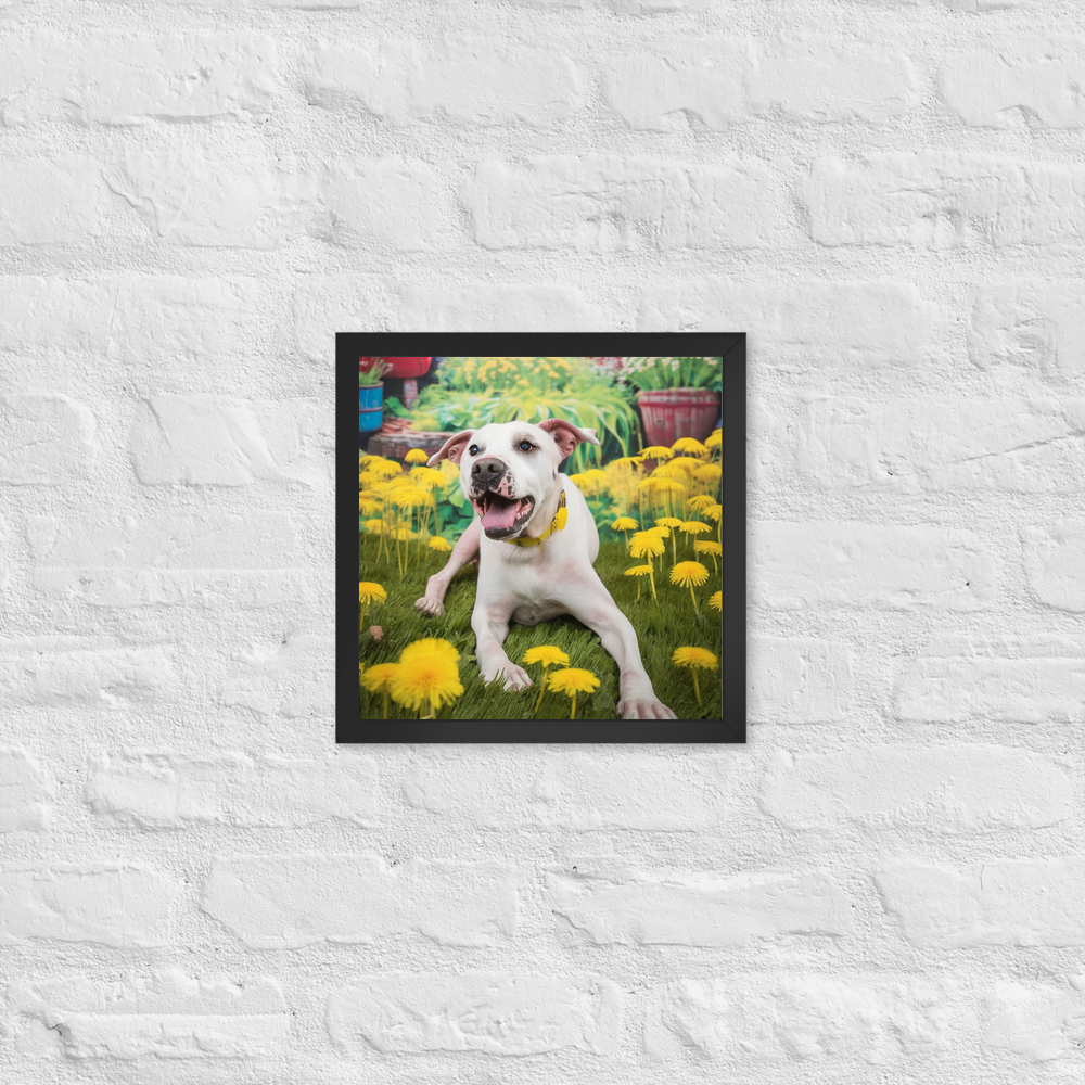 PugMug Custom Melody Framed Print