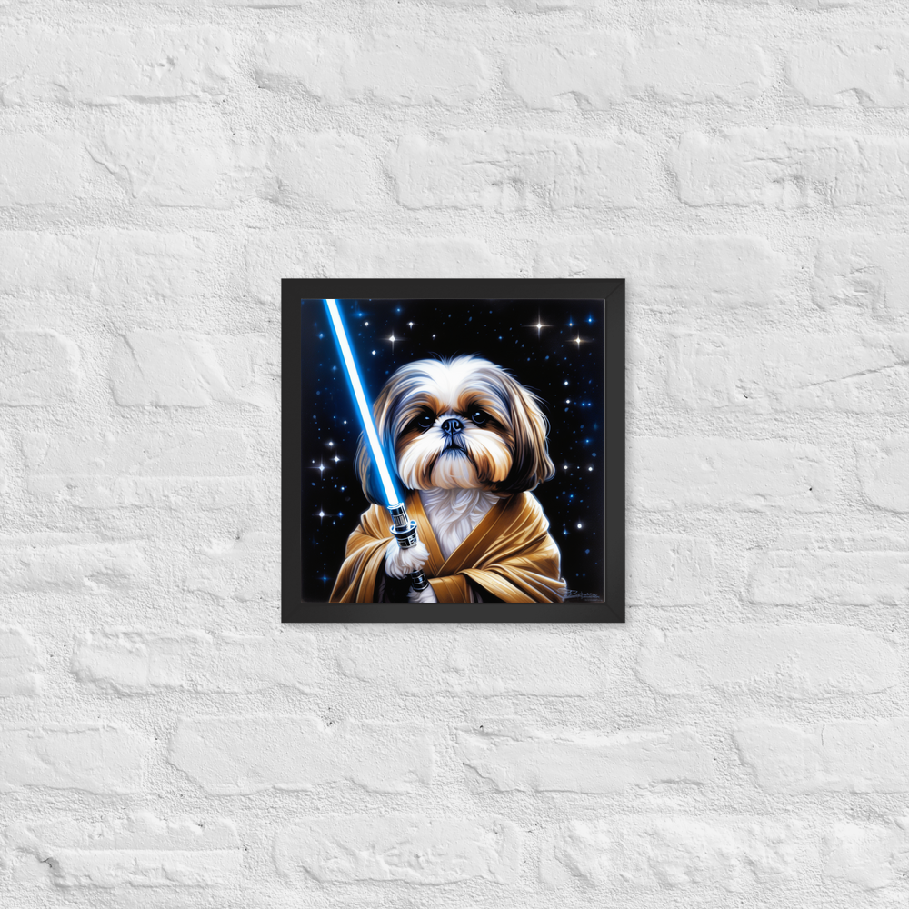 PugMug Custom Shih Tzu Framed Print