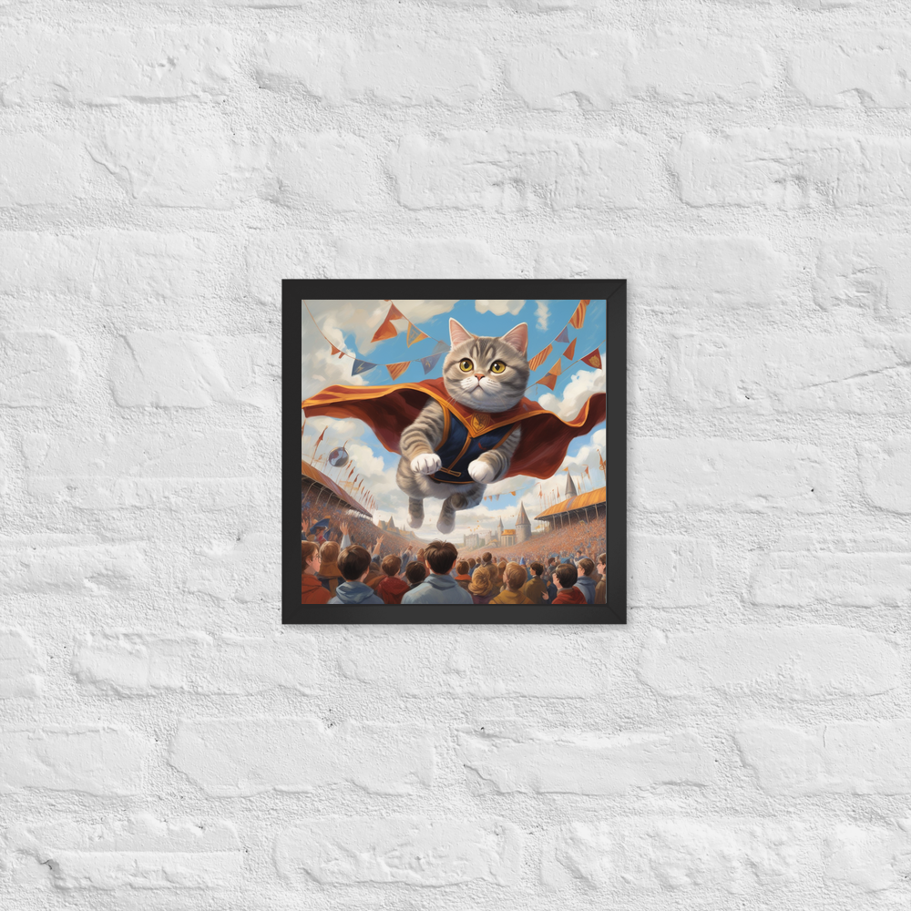 pugmug-custom-tabby-british-shorthair-cat-framed-print-personalized