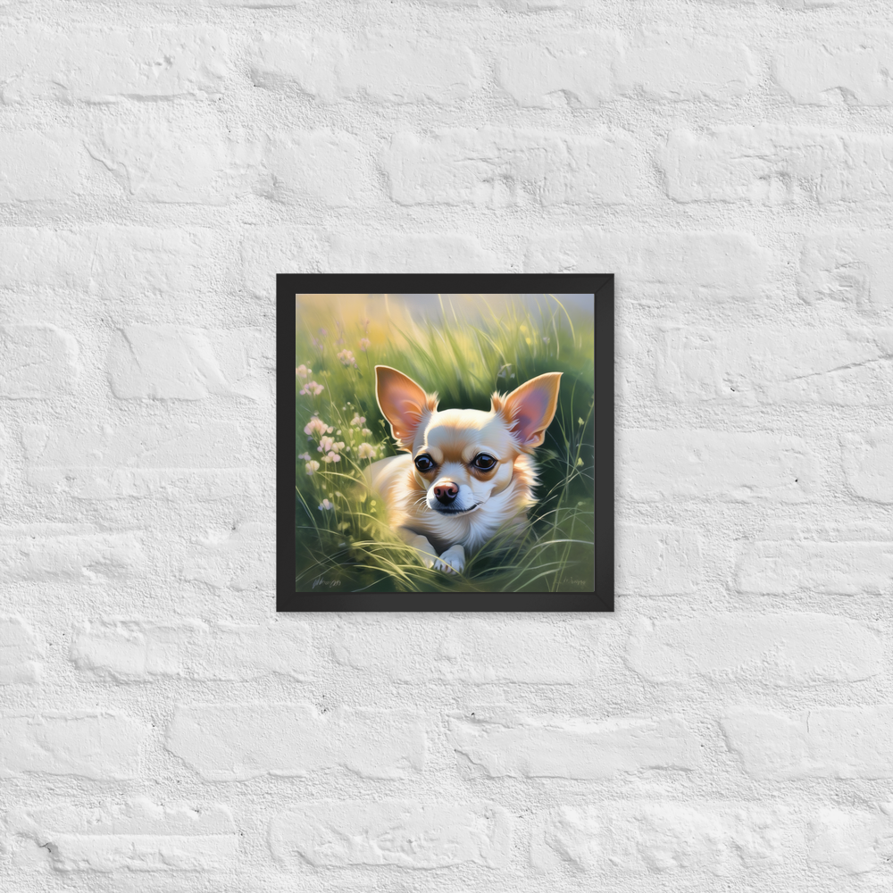 PugMug Custom Chihuahua Framed Print