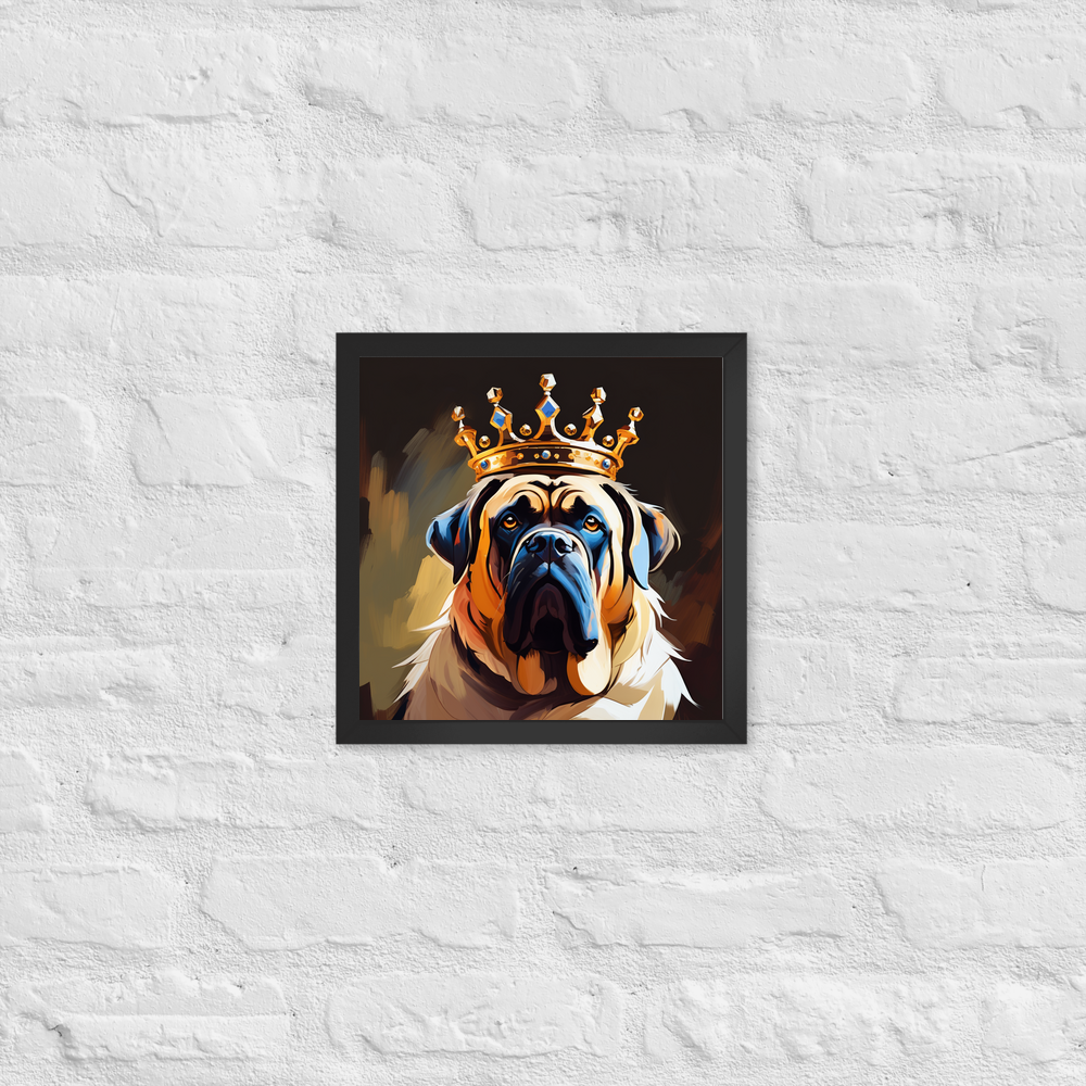 PugMug Custom Mastiff Framed Print