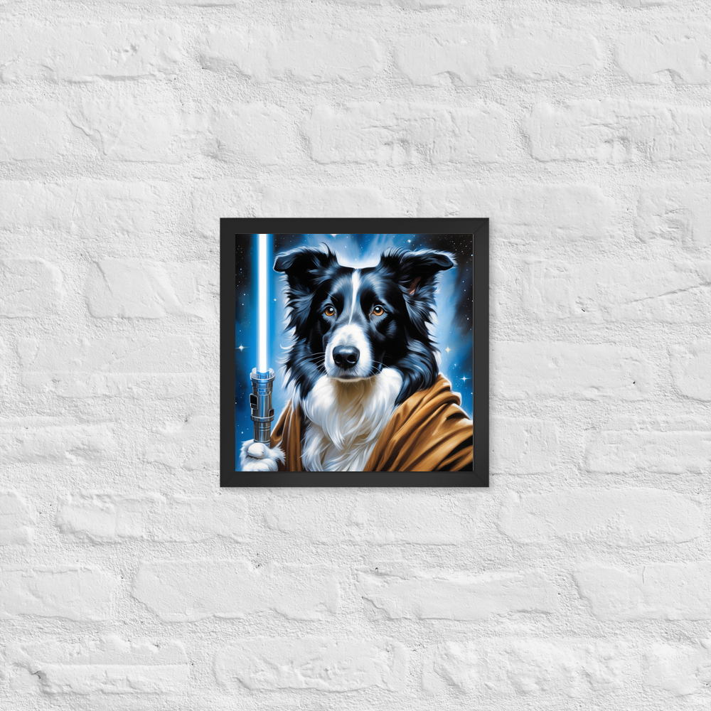 PugMug Custom Border Collie Framed Print