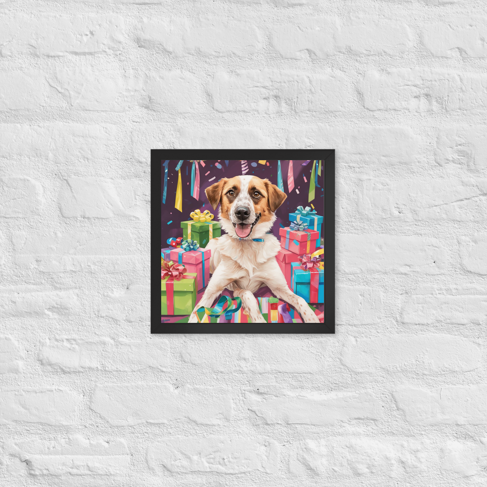 PugMug Custom Hazim Framed Print