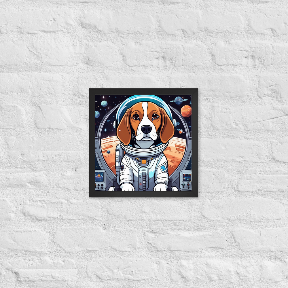 PugMug Custom Beagle Framed Print