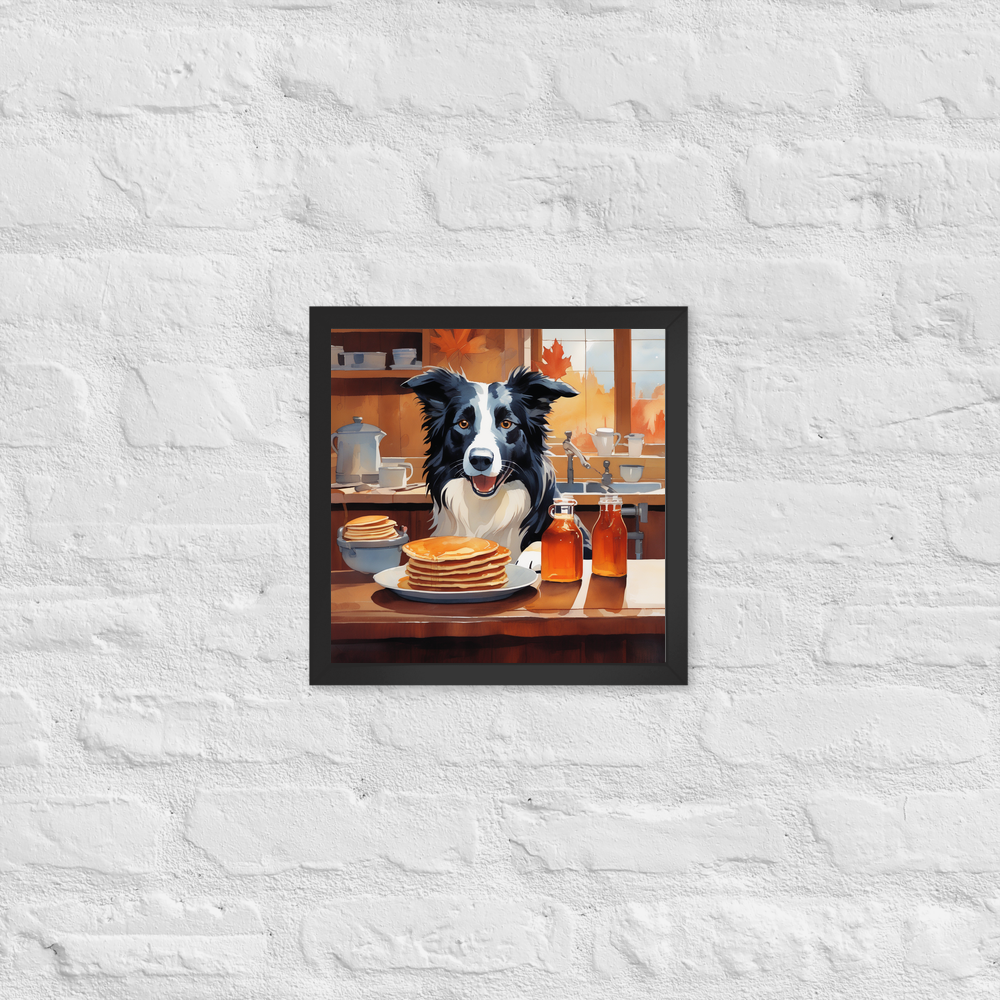 PugMug Custom Border Collie Framed Print