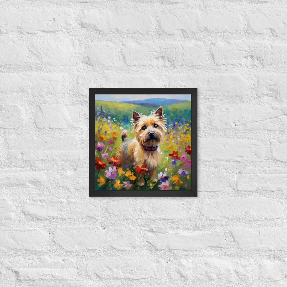 PugMug Custom Cairn Terrier Framed Print