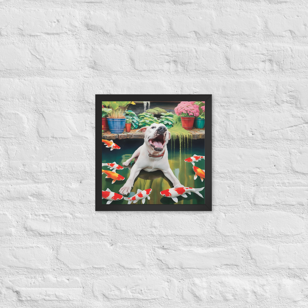 PugMug Custom Melody Framed Print