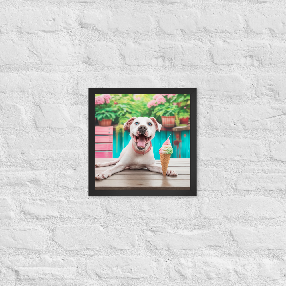 PugMug Custom Melody Framed Print