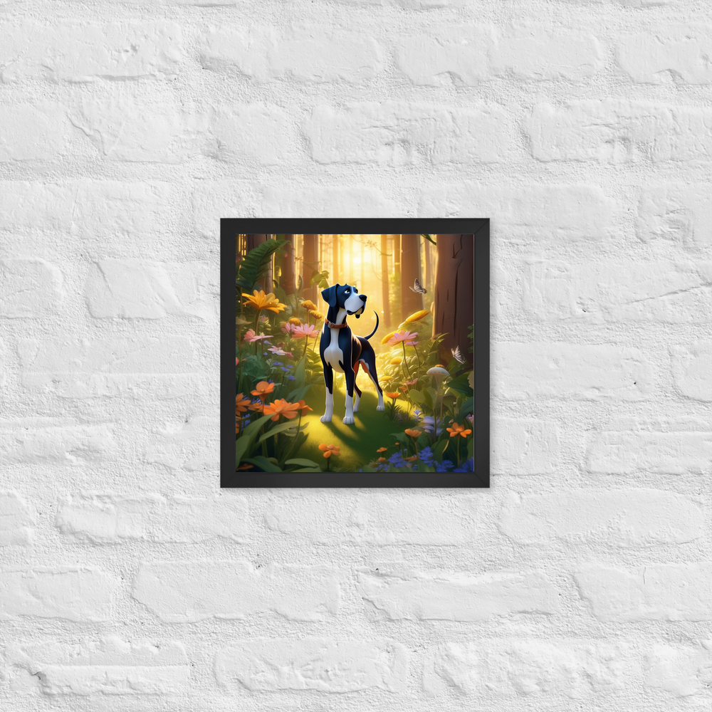 PugMug Custom Great Dane Framed Print