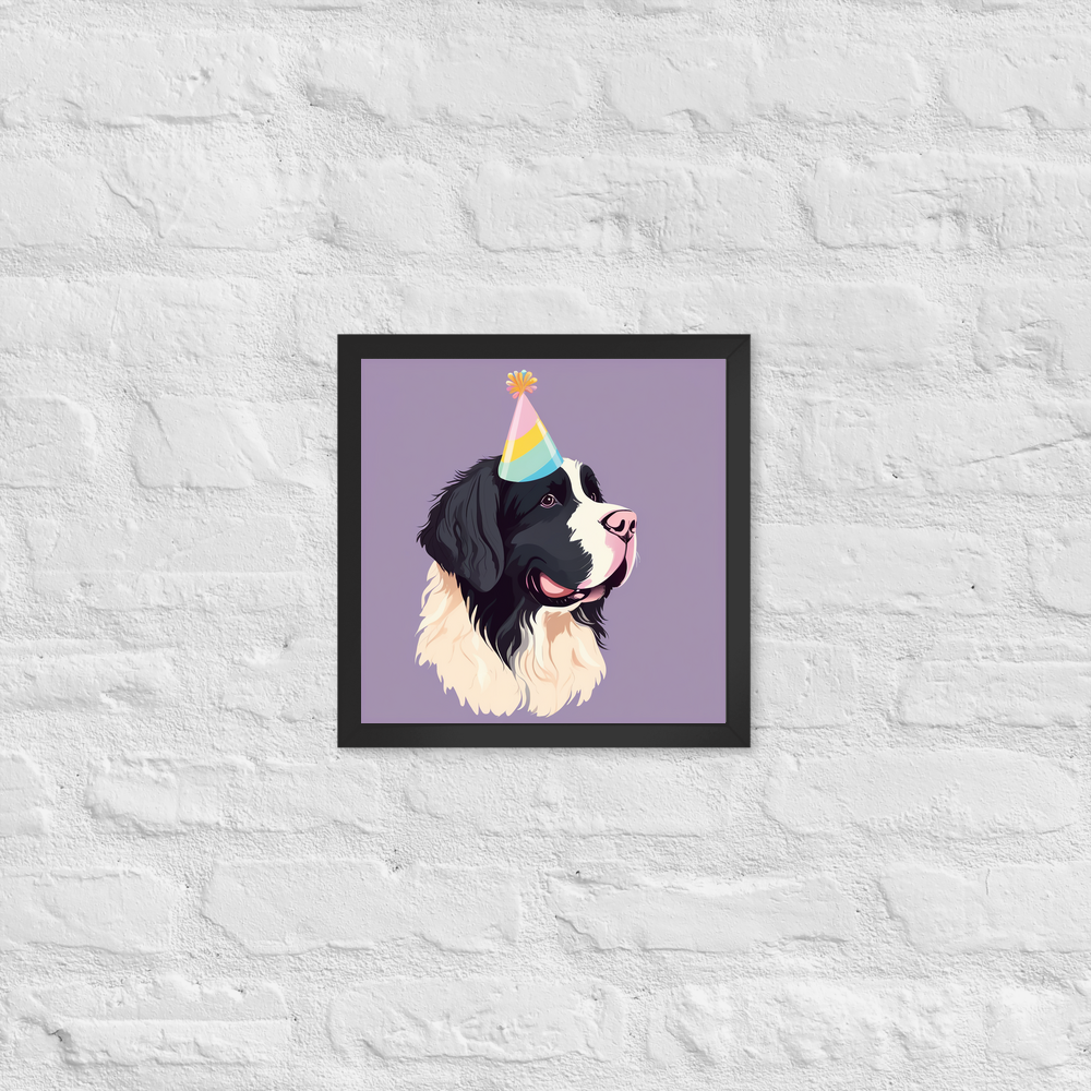 PugMug Custom Newfoundland Framed Print