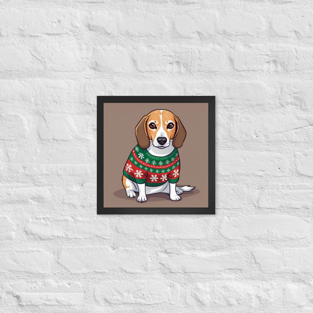 PugMug Custom Munchkin Framed Print