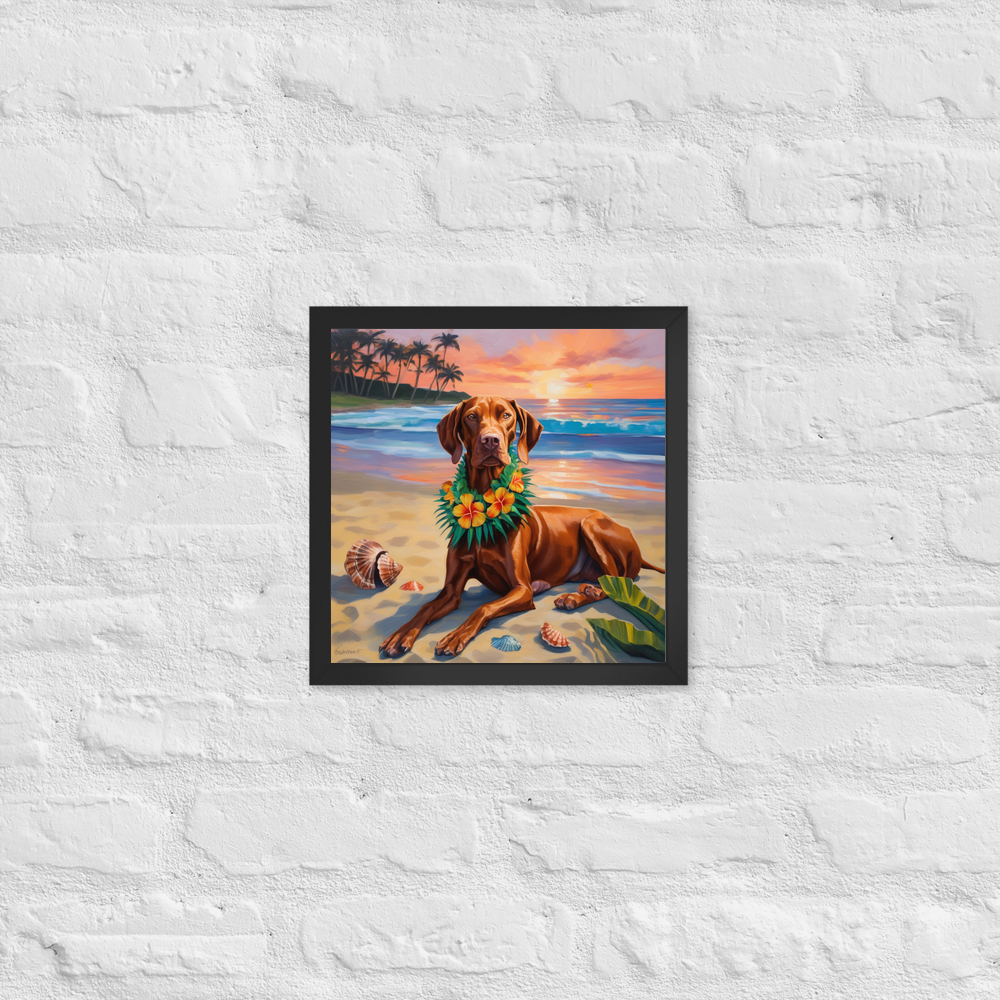 PugMug Custom Vizsla Framed Print