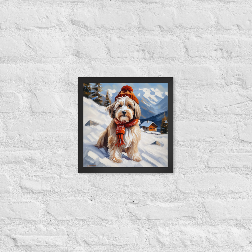PugMug Custom Tan Havanese Dog Framed Print
