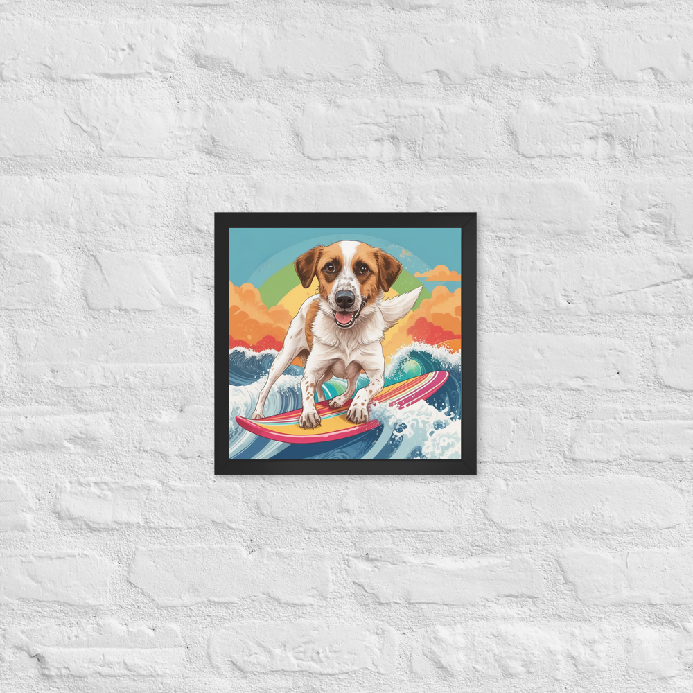 PugMug Custom Hazim Framed Print